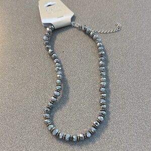 Silver Beaded Necklace